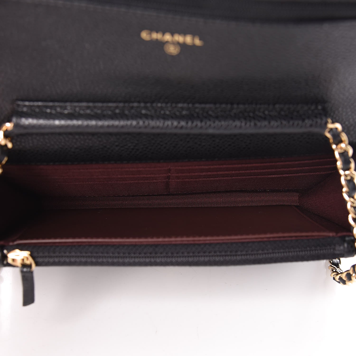 Chanel Caviar Quilted Wallet On Chain WOC Black 5 of 12