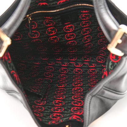 Gucci Calfskin Medium Britt Hobo Black 4 of 12