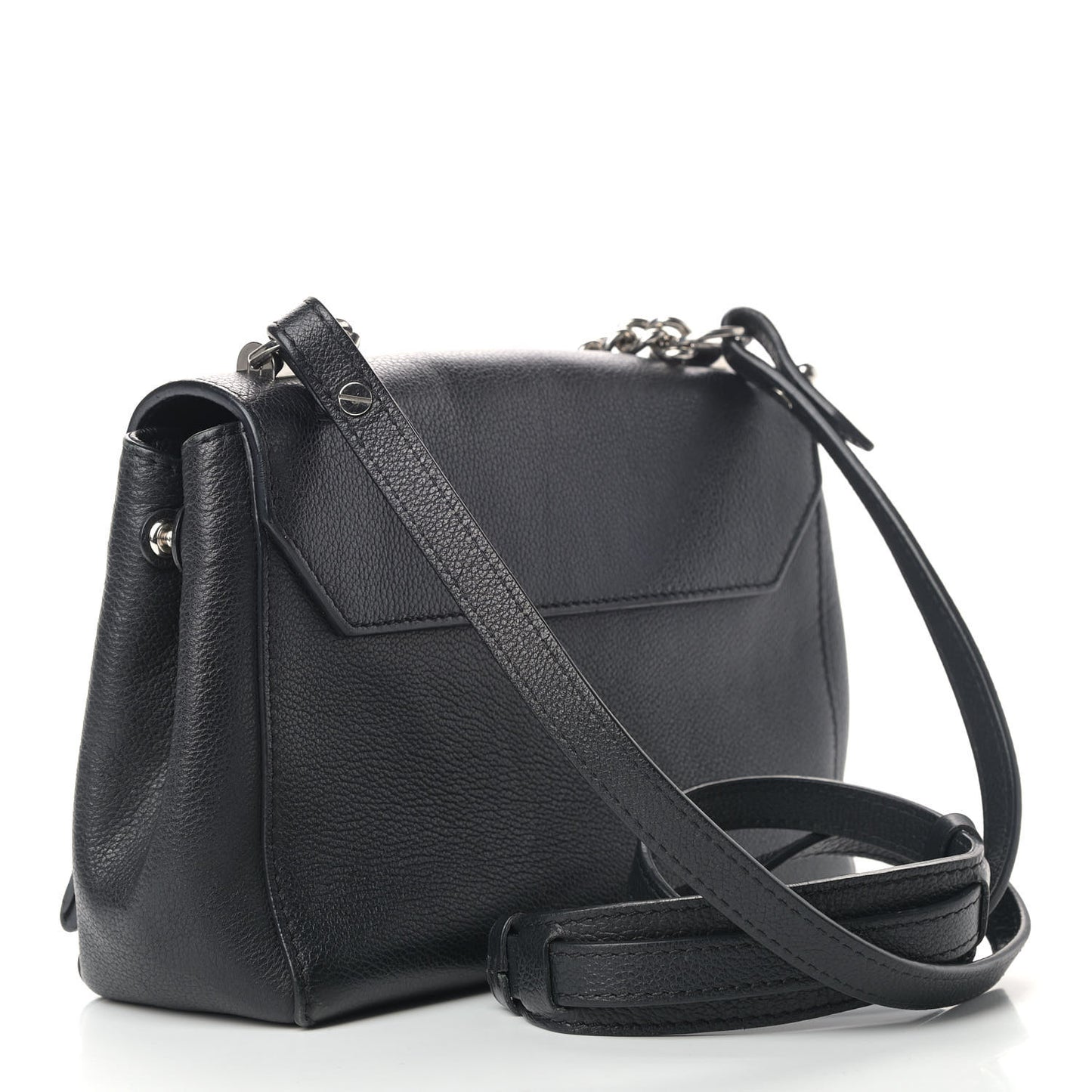 Calfskin Lockme II Chain Bag BB Black