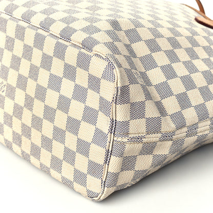 Louis Vuitton Damier Azur Neverfull MM 9 of 10
