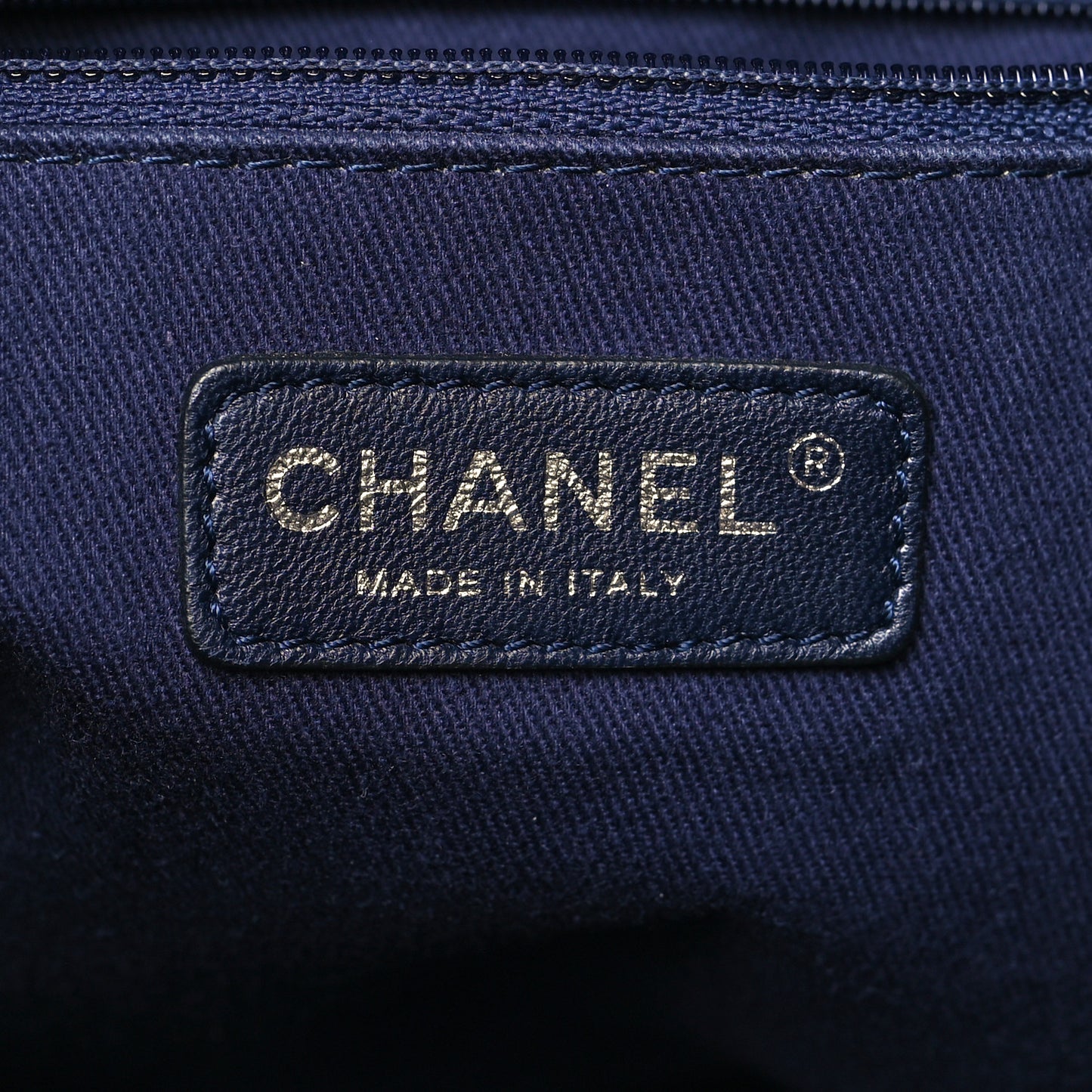 Canvas Mini Deauville Tote Denim Blue