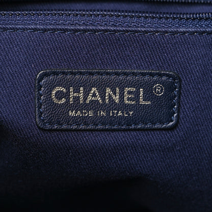 Chanel Canvas Mini Deauville Tote Denim Blue 6 of 10