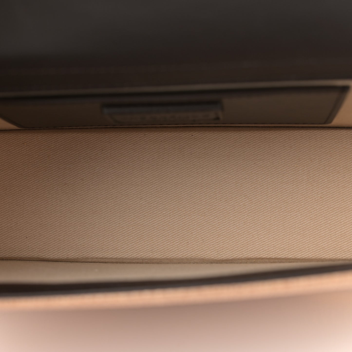 Raffia Smooth Calfskin Le Grand Bambino Natural Dark Brown