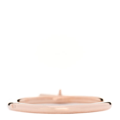 Hermes 18K Rose Gold Gambade H Ring 49 4.75 3 of 6
