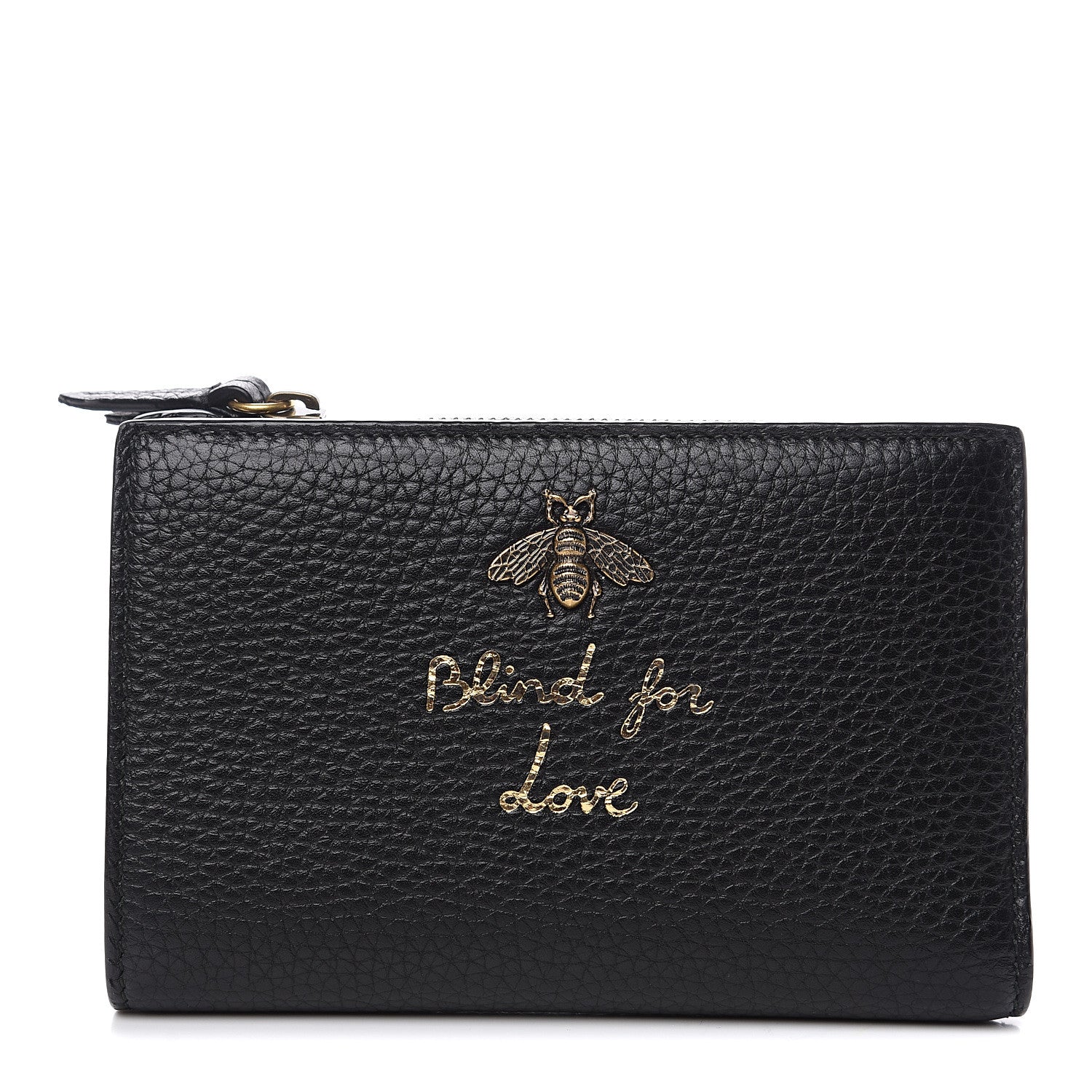 Gucci Calfskin Cellarius Blind For Bi-Fold Wallet Black 1 of 8
