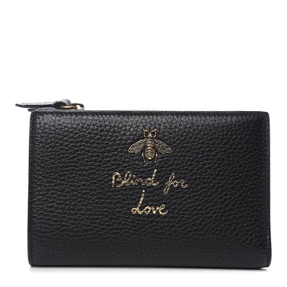 Gucci Calfskin Cellarius Blind For Bi-Fold Wallet Black 1 of 8