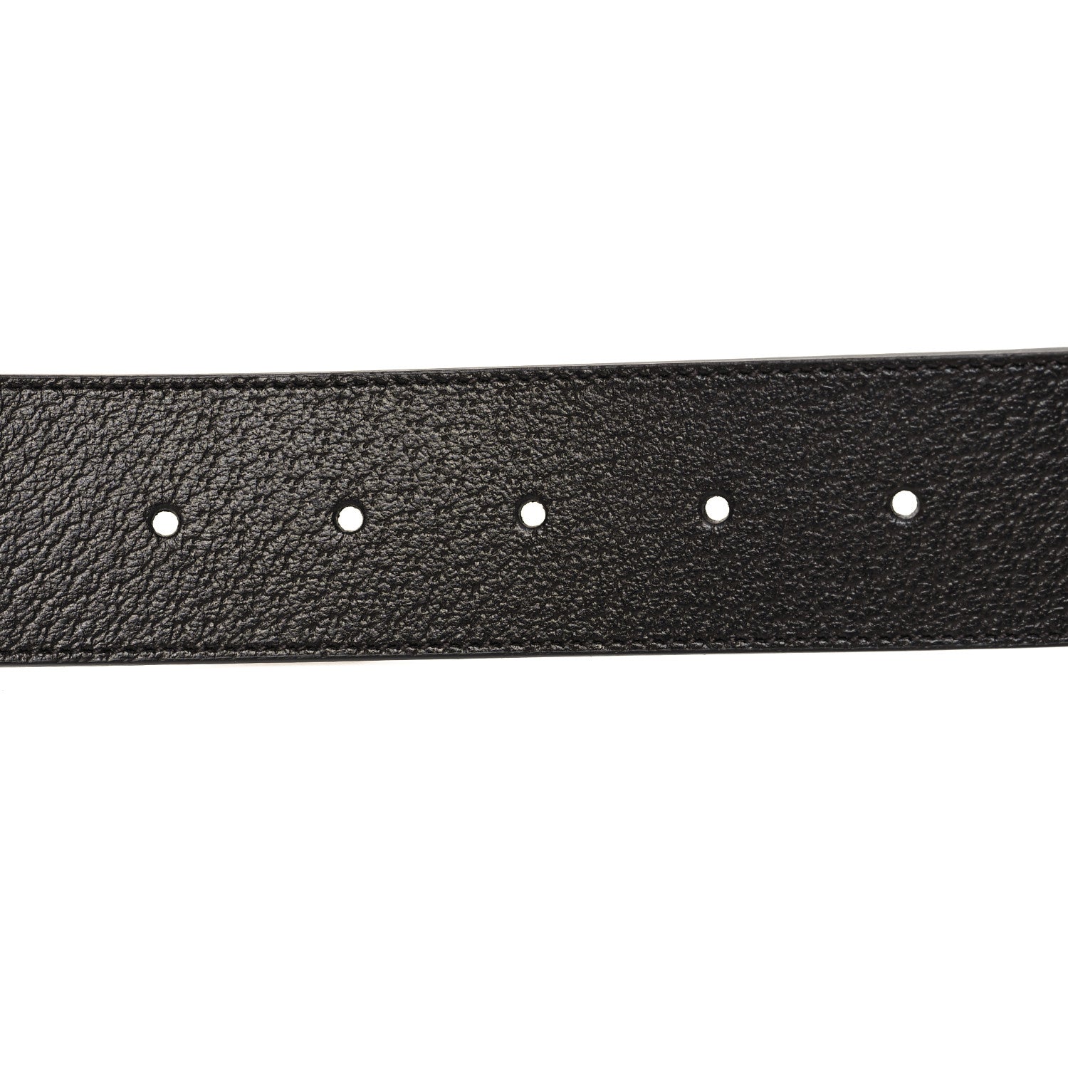 Gucci Textured Dollar Calfskin Double G 40mm Belt 70 28 Black 4 of 5