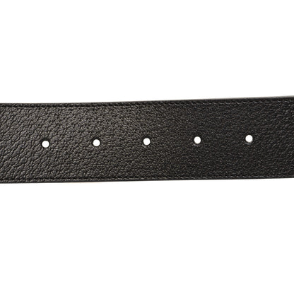 Gucci Textured Dollar Calfskin Double G 40mm Belt 70 28 Black 4 of 5