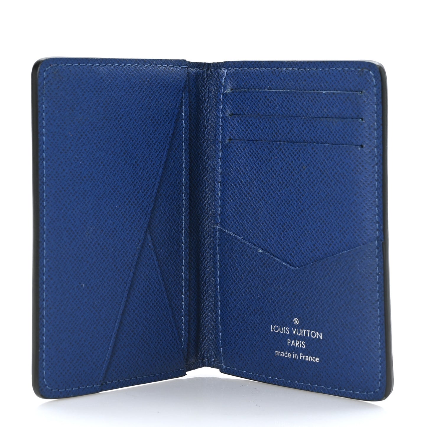 Monogram Taiga Pocket Organizer Cobalt