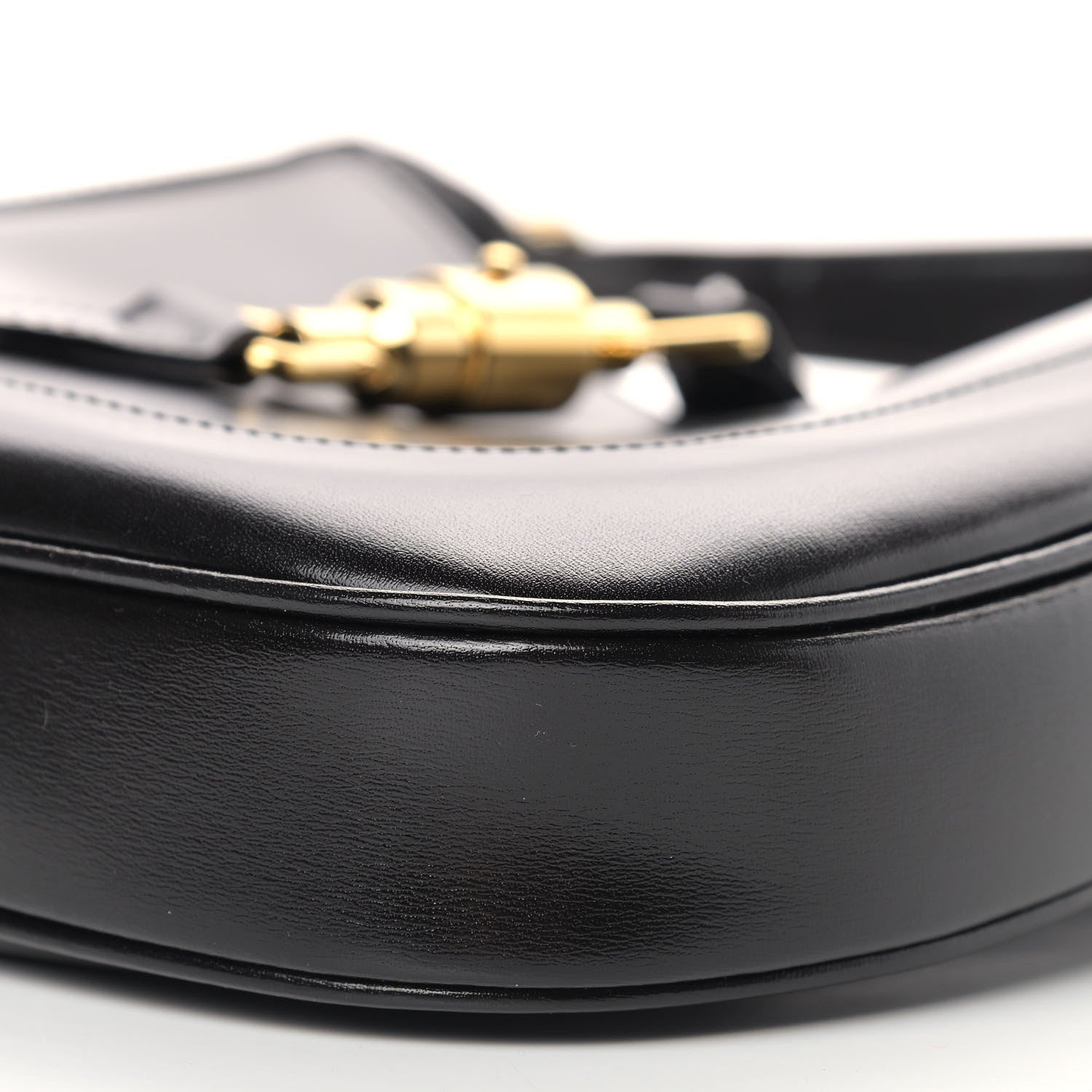 Gucci Boarded Dyana Lux Calfskin Small Jackie 1961 Hobo Black 9 of 11