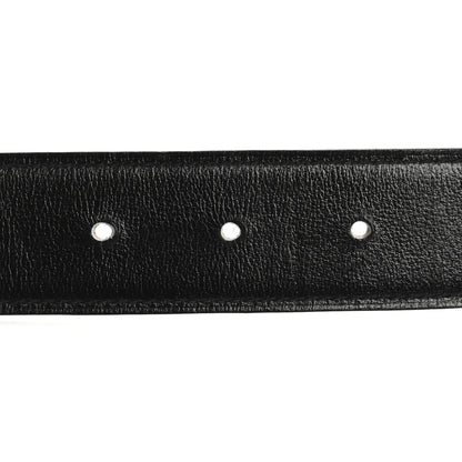 Hermes Chamonix Togo 32mm Royal Belt 85 Black Gold 3 of 8