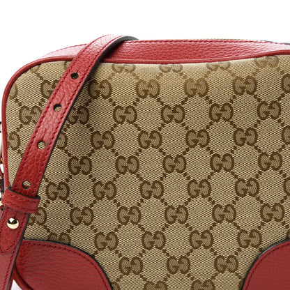 Gucci Monogram Mini Bree Messenger Bag Red 11 of 11