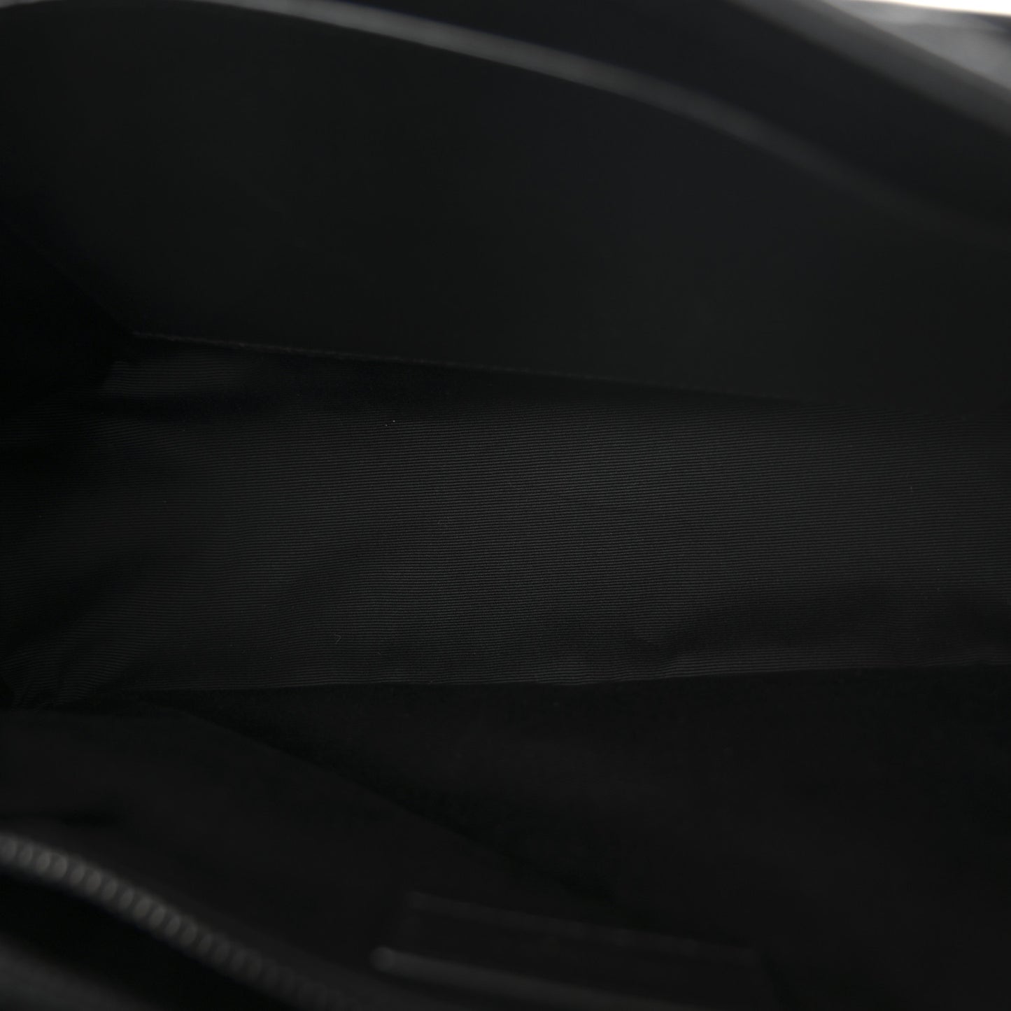 Crinkled Calfskin Matelasse Monogram Medium Niki Chain Satchel Black
