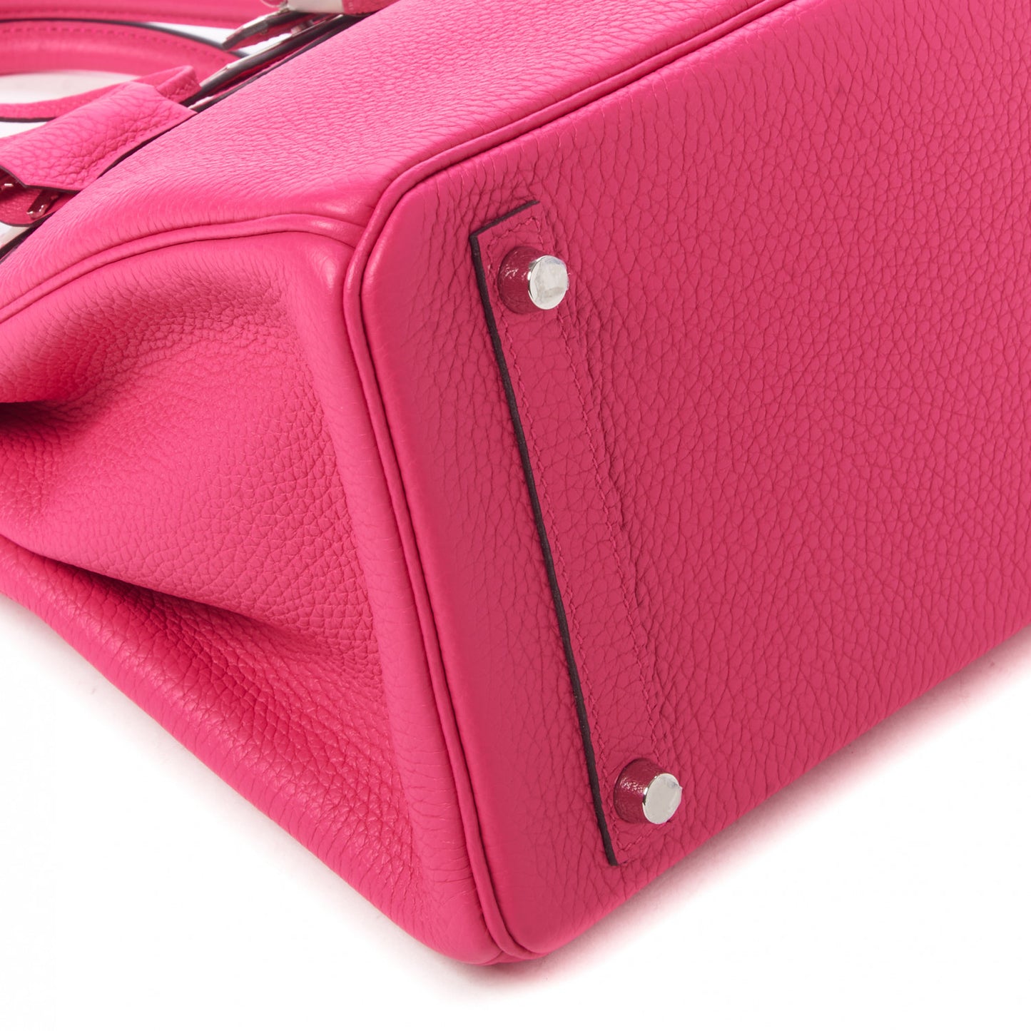 Taurillon Clemence Birkin 30 Rose Shocking