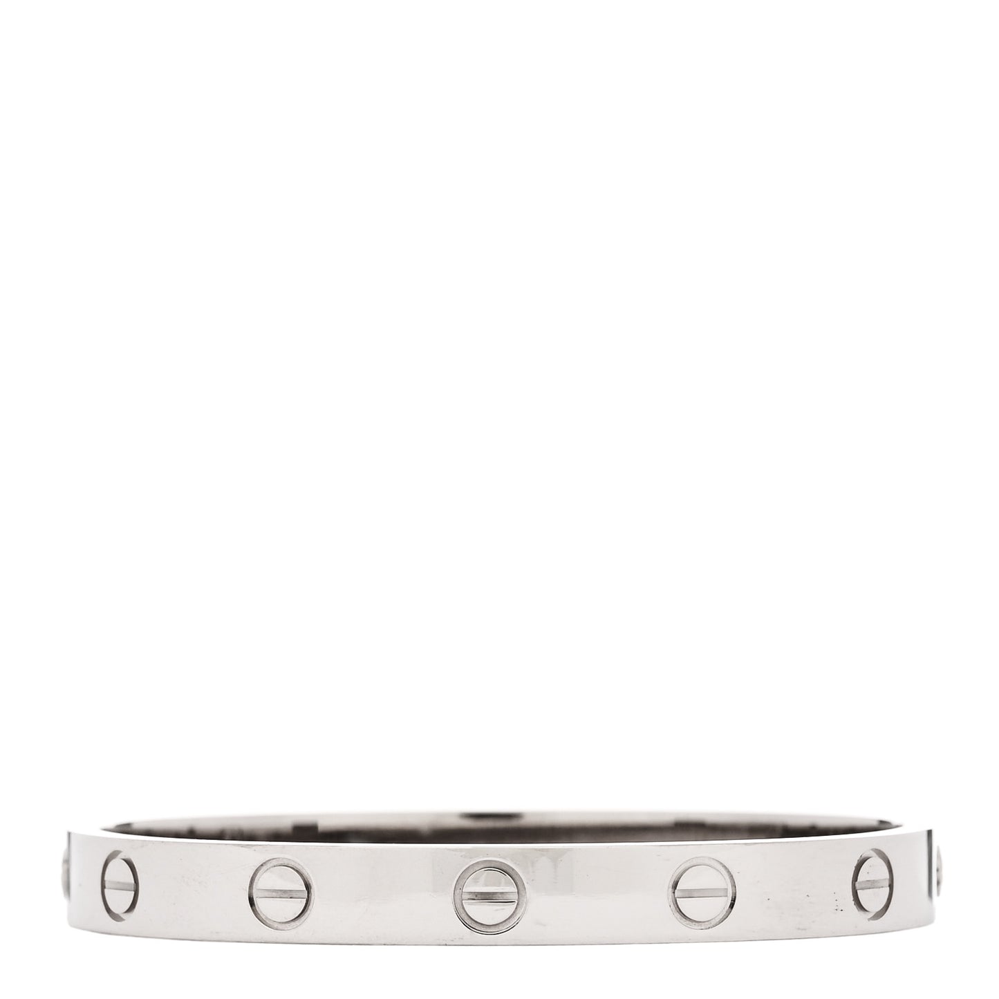 18K White Gold LOVE Bracelet 15