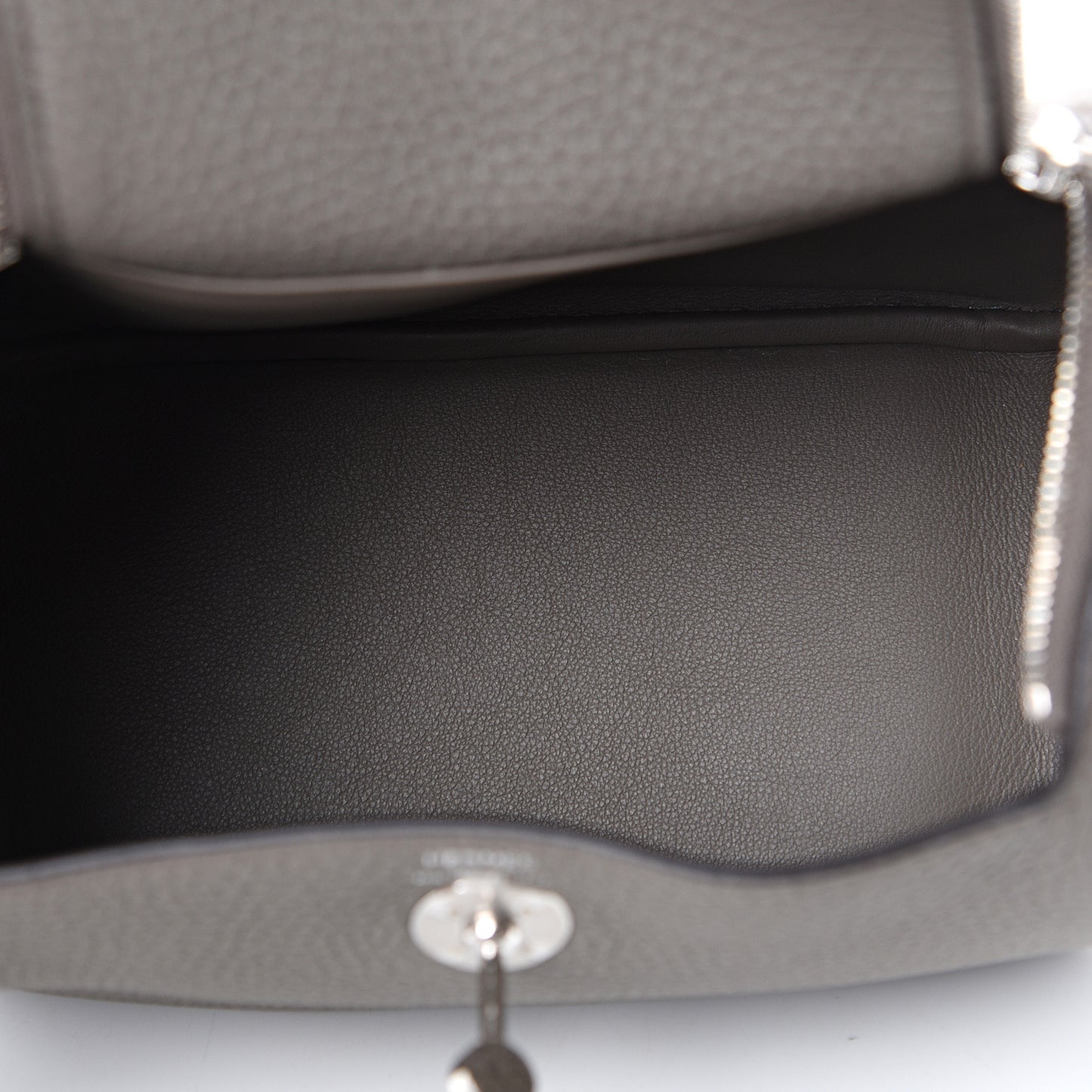 Taurillon Clemence Mini Lindy 20 Etain