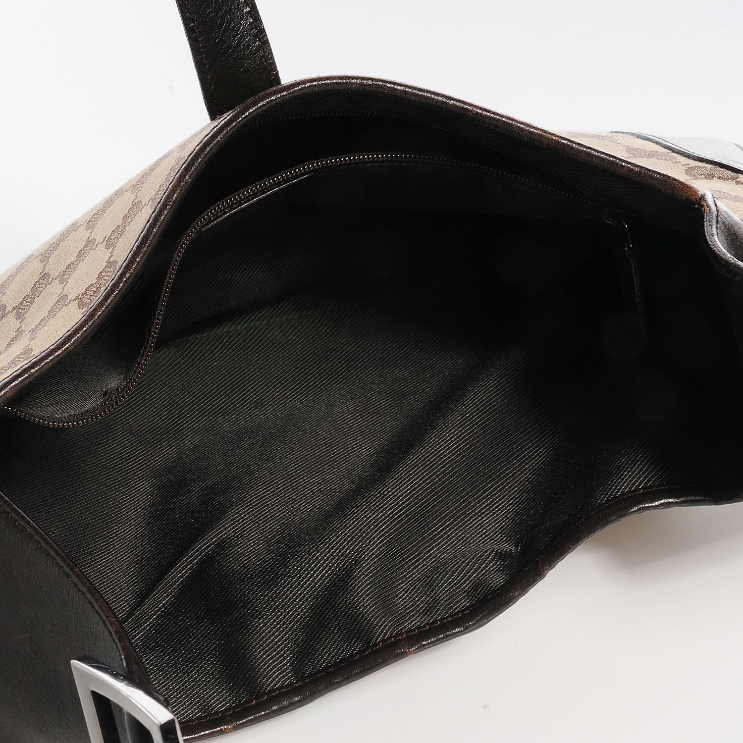 Gucci Monogram Web Jackie O Hobo Dark Brown 5 of 7