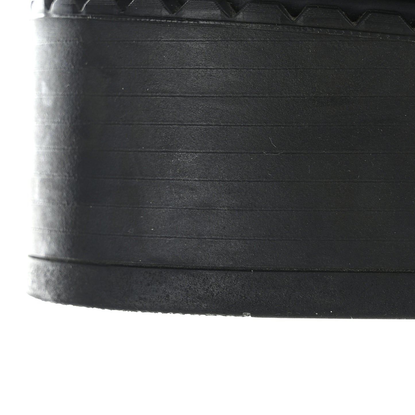 Spazzolato Metal Triangle Logo 50mm Loafers 35 Black