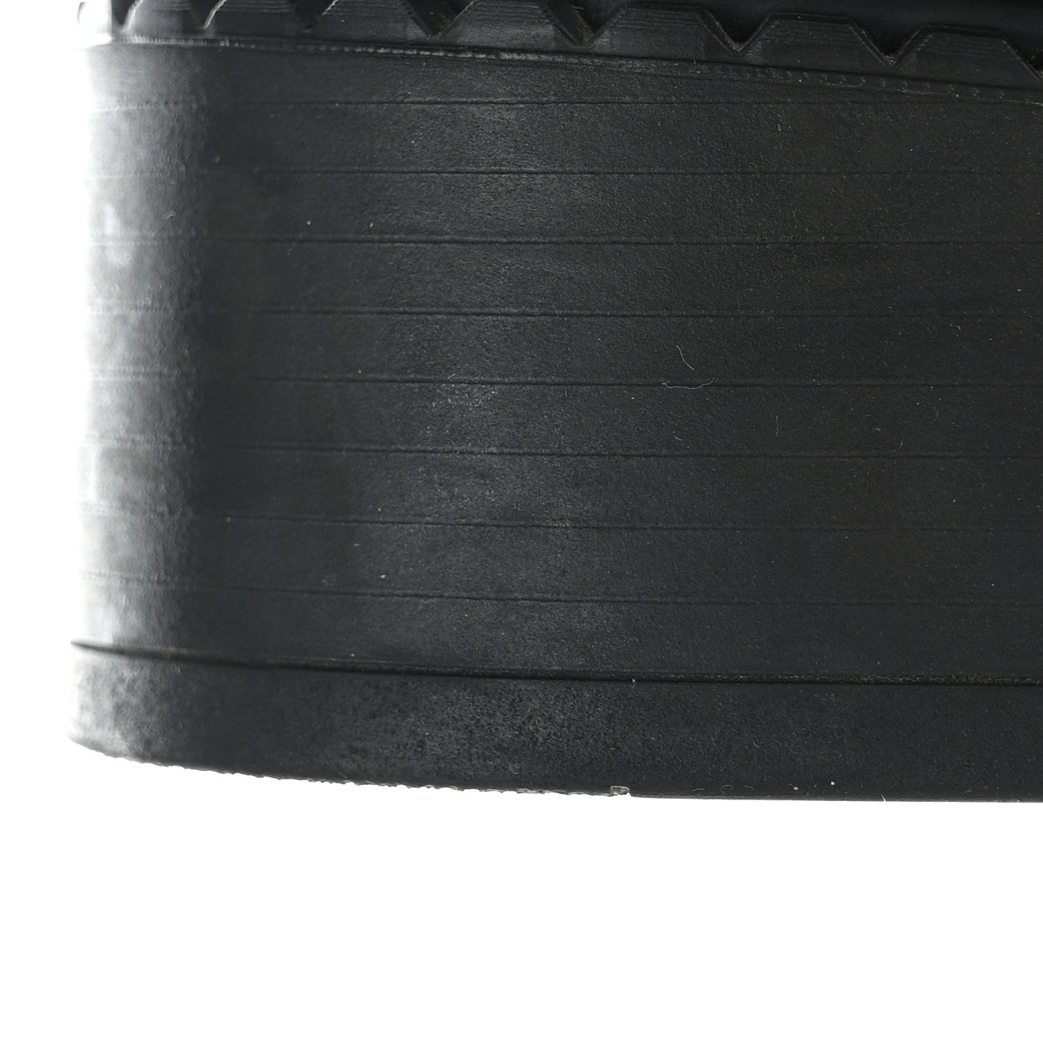 Prada Spazzolato Metal Triangle Logo 50mm Loafers 35 Black 9 of 13