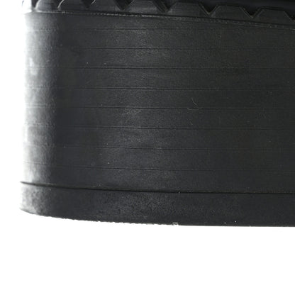 Prada Spazzolato Metal Triangle Logo 50mm Loafers 35 Black 9 of 13