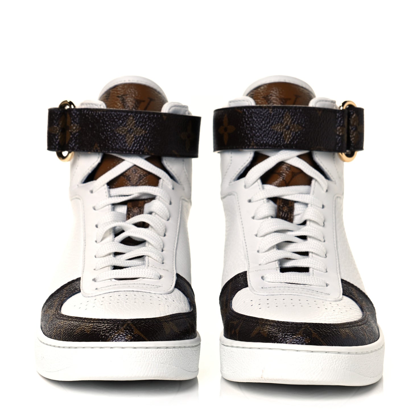 Patent Reverse Monogram Boombox Sneaker Boots 36