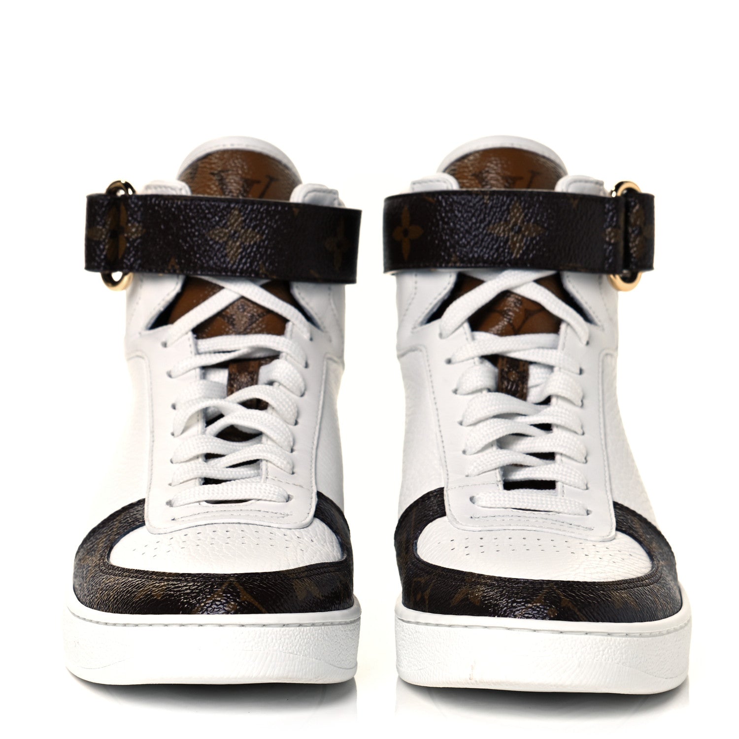 Louis Vuitton Patent Reverse Monogram Boombox Sneaker Boots 36 2 of 8