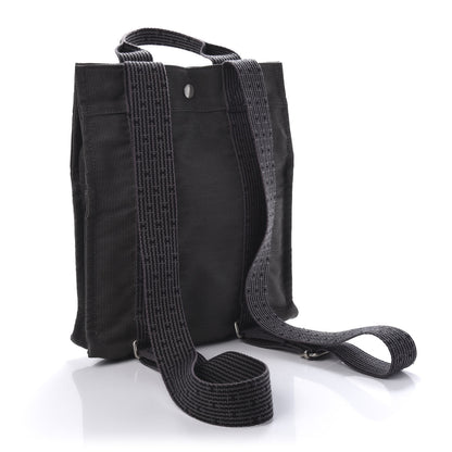 Hermes Canvas Herline Backpack Grey 4 of 18