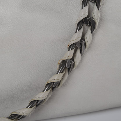 Chanel Calfskin Large East West Modern Chain Tote White 19 of 23