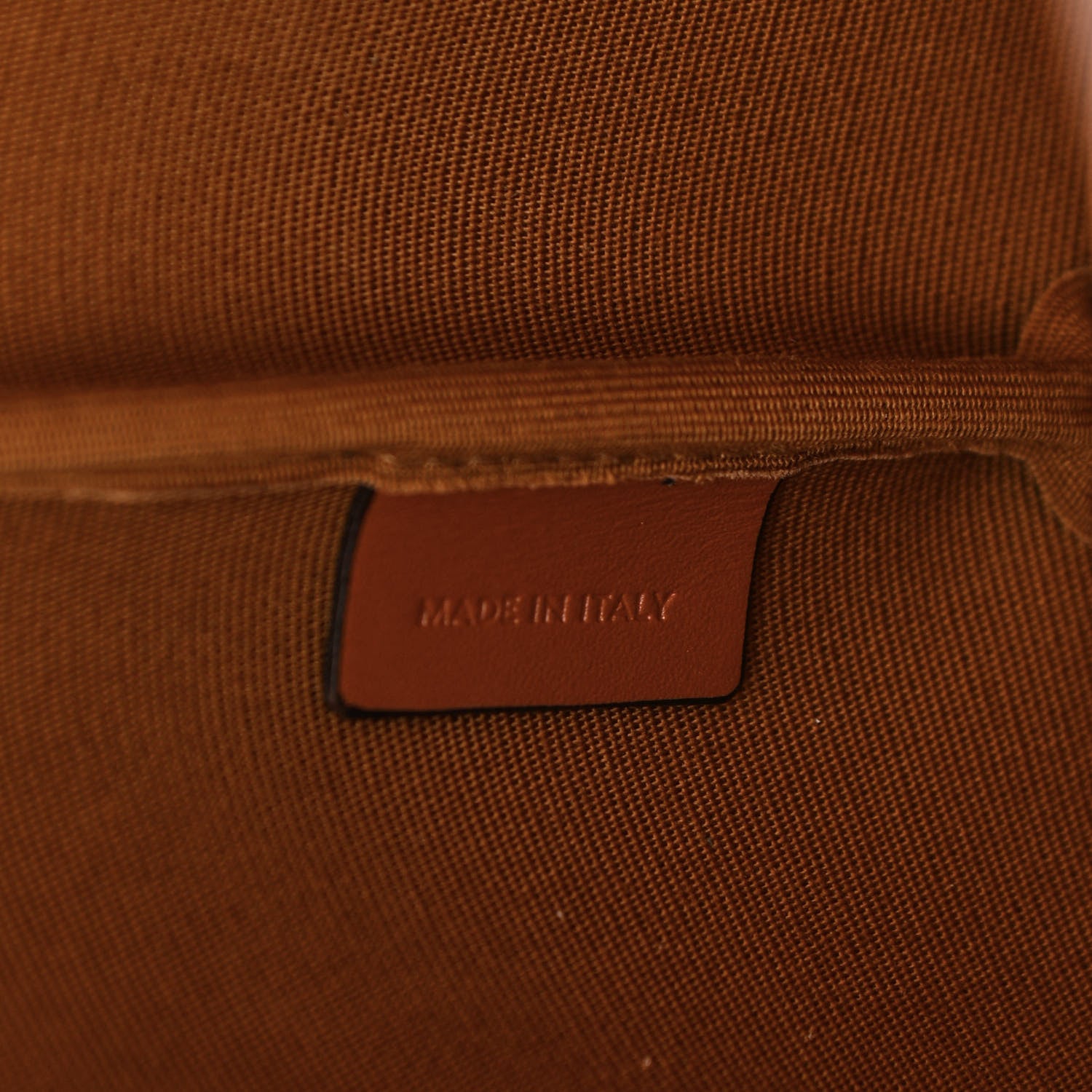Celine Triomphe Canvas Calfskin Small Bucket Bag Tan 5 of 10