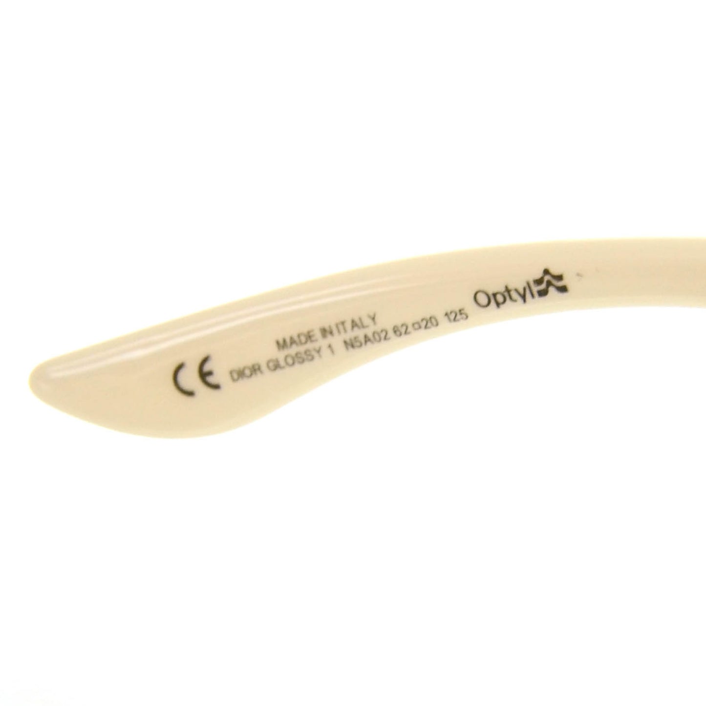 Glossy 1 Sunglasses White
