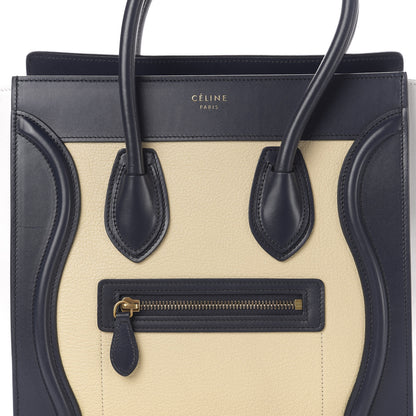 Celine Goatskin Smooth Calfskin Micro Tri-Color Luggage Firefly 11 of 11