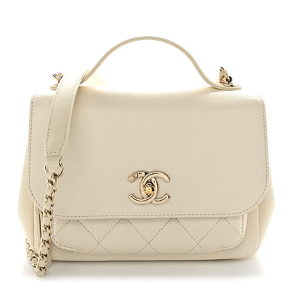 Chanel Caviar Quilted Small Business Affinity Flap White 1 of 12