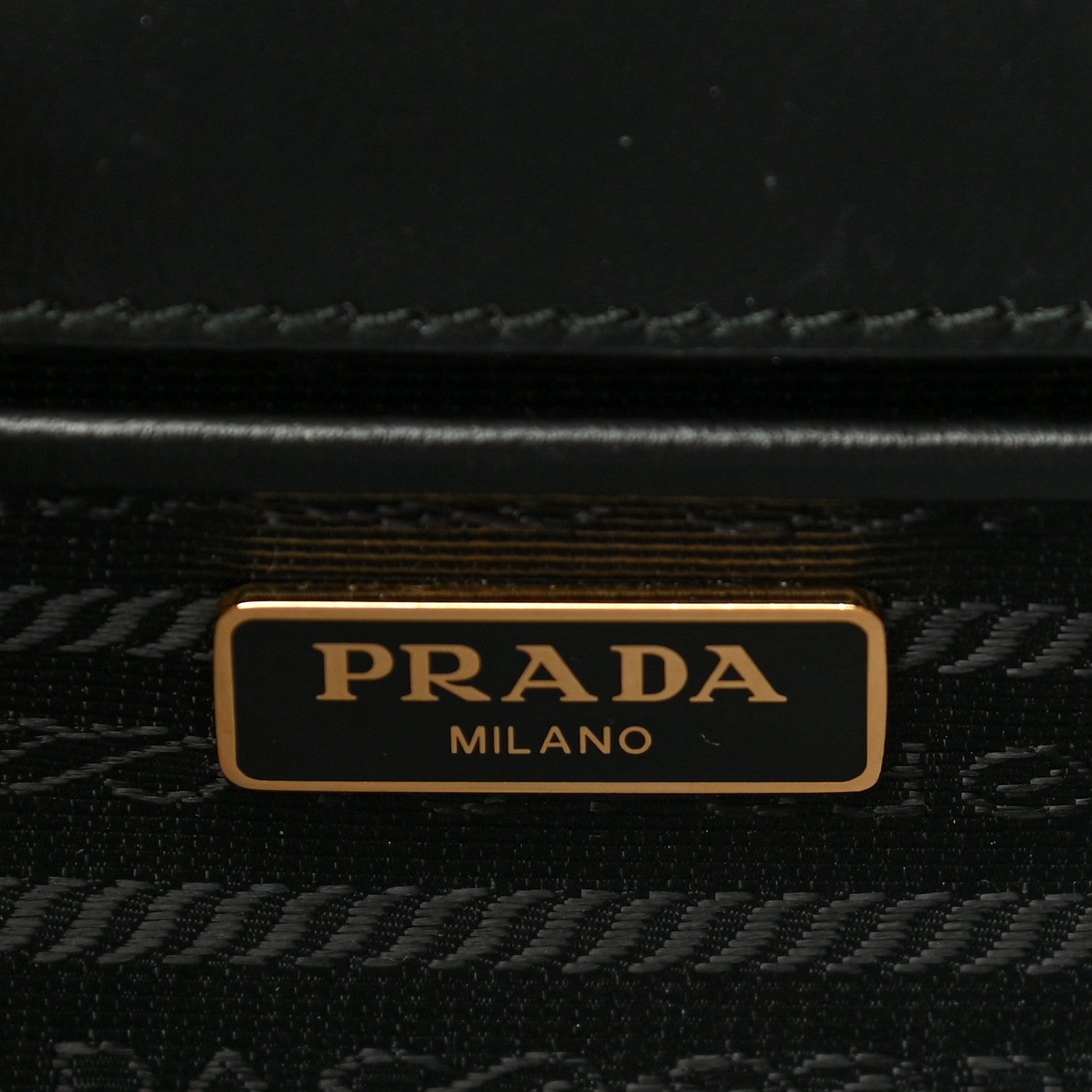 Prada Saffiano Soft Calfskin Chain Crossbody Bag Black 5 of 11