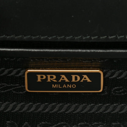 Prada Saffiano Soft Calfskin Chain Crossbody Bag Black 5 of 11