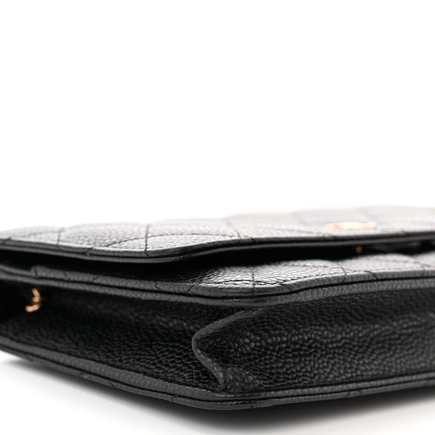 Chanel Caviar Quilted Wallet on Chain WOC Black 10 of 12