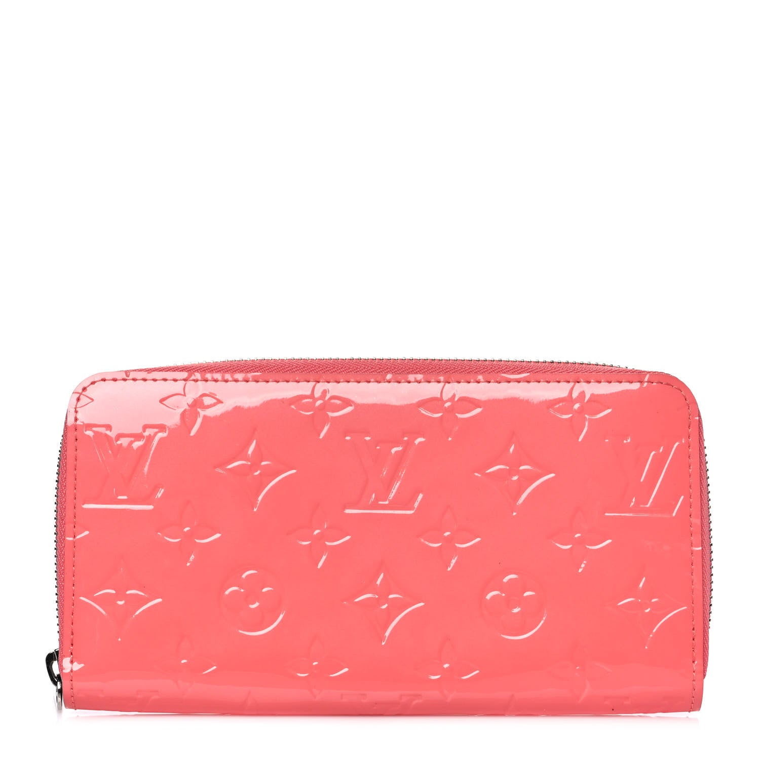 Louis Vuitton Vernis Zippy Wallet Rose Litchi 1 of 8