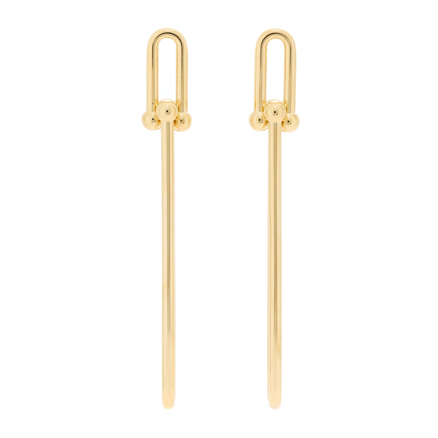 18K Yellow Gold HardWear Double Long Link Earrings