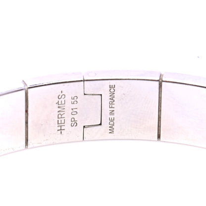 Hermes Enamel Printed Narrow Hinged Bracelet S 3 of 4