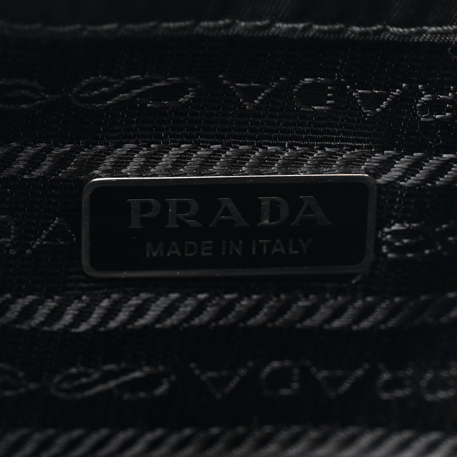 Prada Tessuto Saffiano Ricamo Sequin Crystal Embellished Mini Re-Edition 1978 Bucket Bag Black 6 of 9
