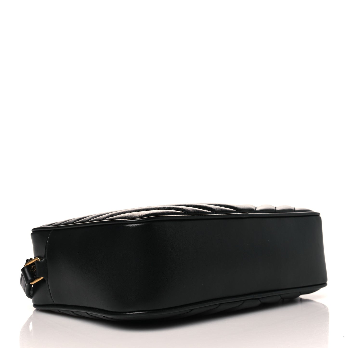 Calfskin Matelasse Monogram Lou Camera Bag Black