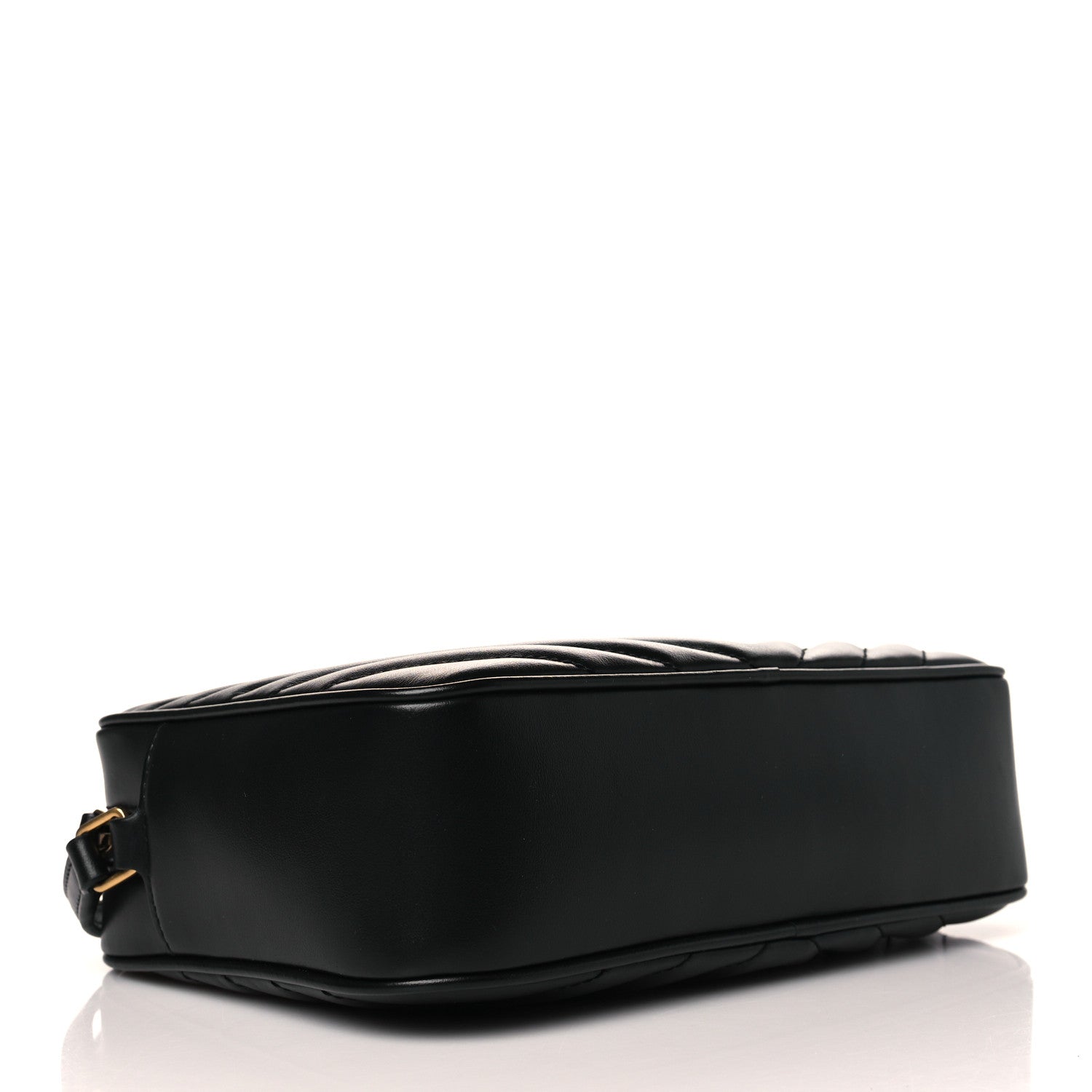 Saint Laurent Calfskin Matelasse Monogram Lou Camera Bag Black 4 of 11