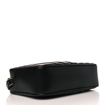 Saint Laurent Calfskin Matelasse Monogram Lou Camera Bag Black 4 of 11