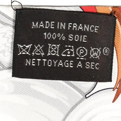 Hermes Silk La Danse Pacifique Twilly Vert Vif Corail 3 of 8