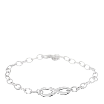 Tiffany Sterling Silver Infinity Chain Bracelet 1 of 4