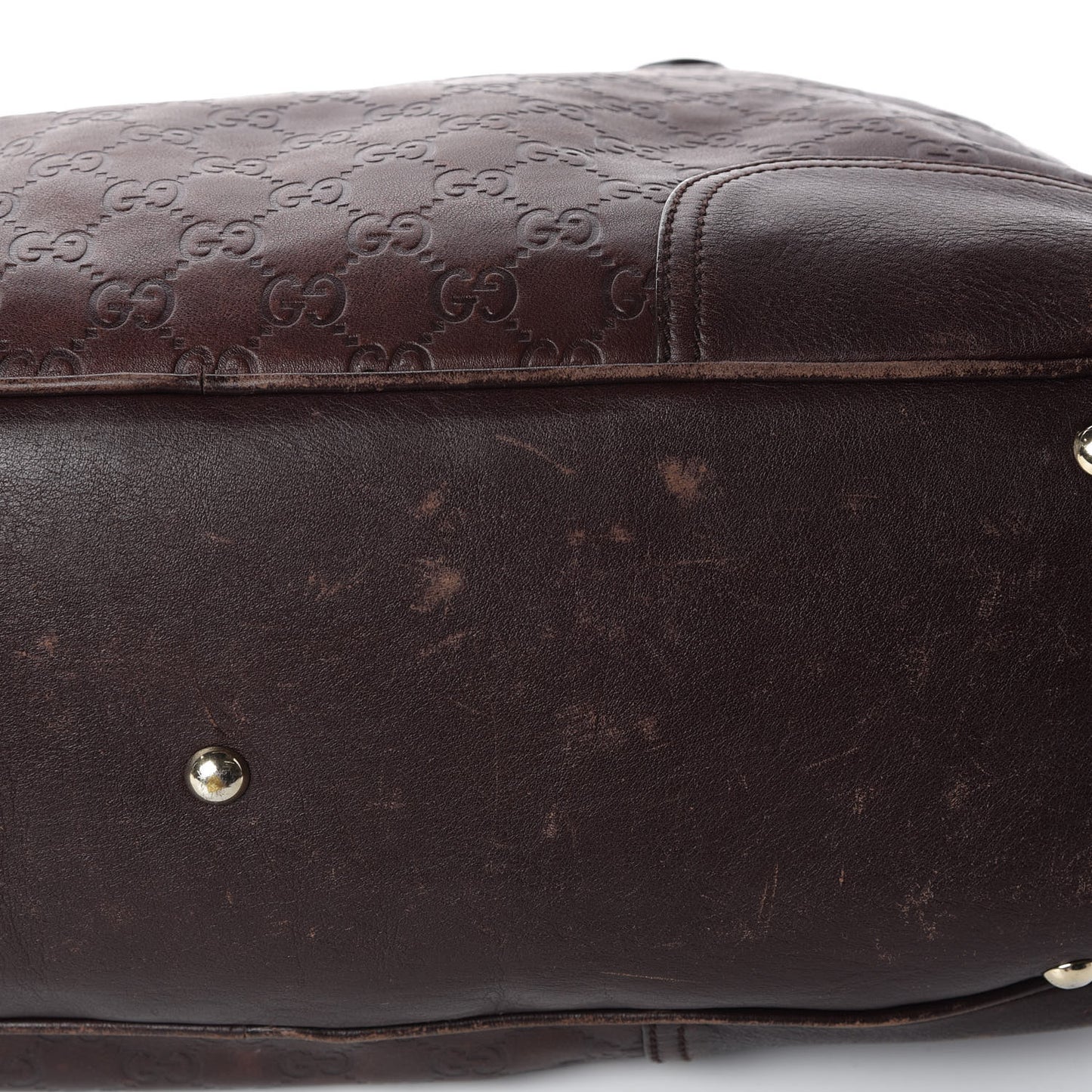 Guccissima Large Princy Tote Brown