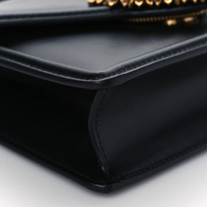 Dolce & Gabbana Smooth Calfskin Small Devotion Envelope Top Handle Bag Black 8 of 9