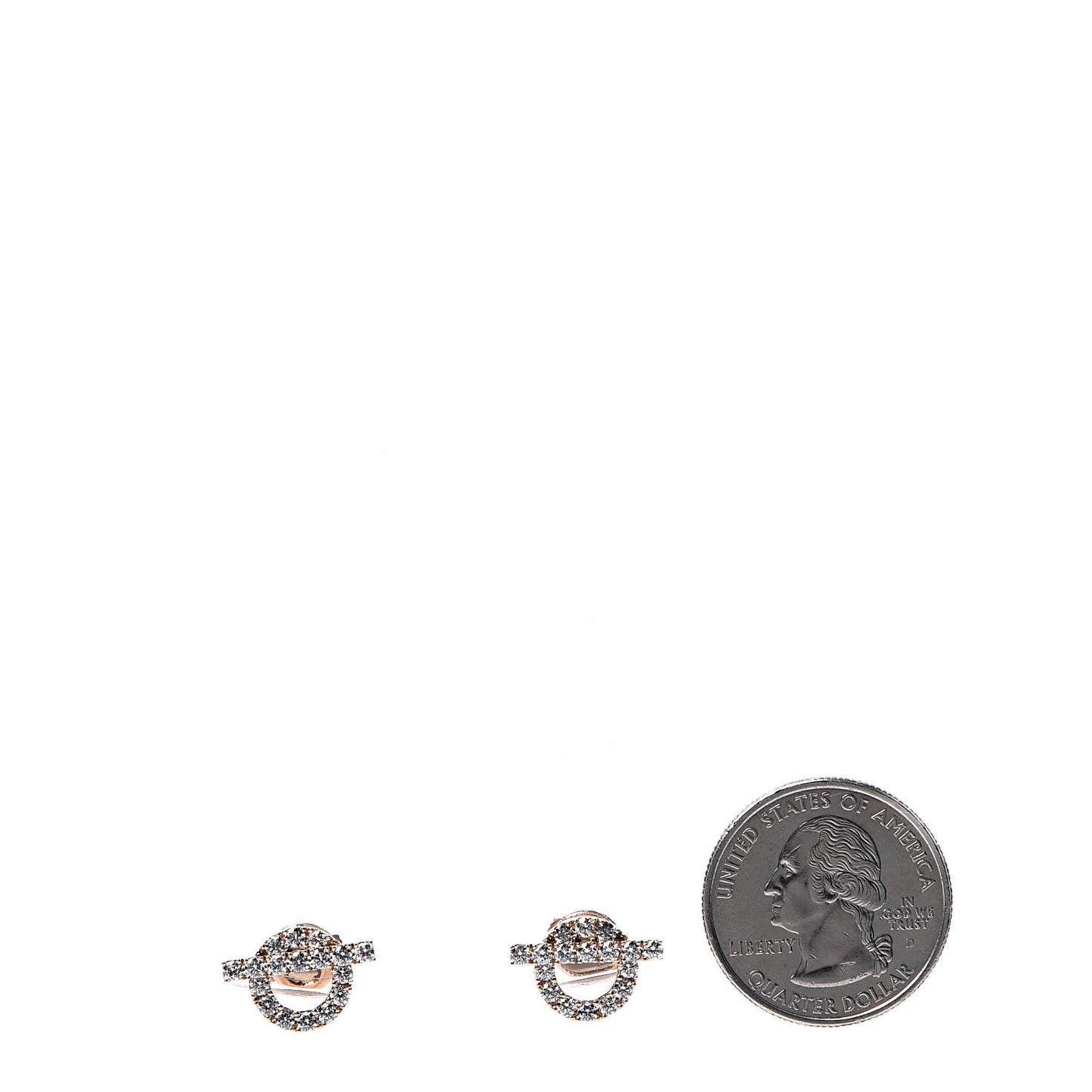 18K Rose Gold Diamond Finesse Earrings