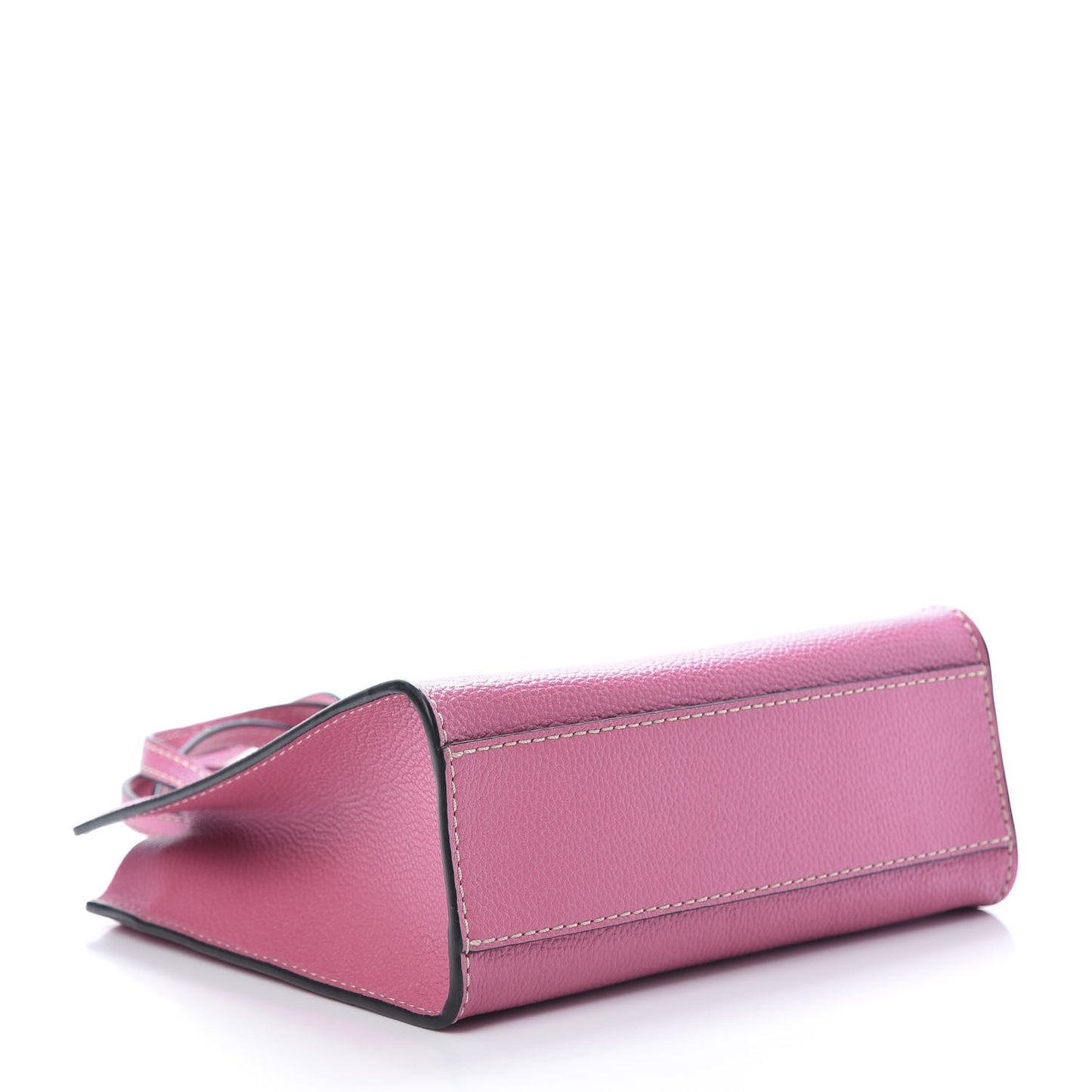 Grained Calfskin Mini Grind Tote Pink