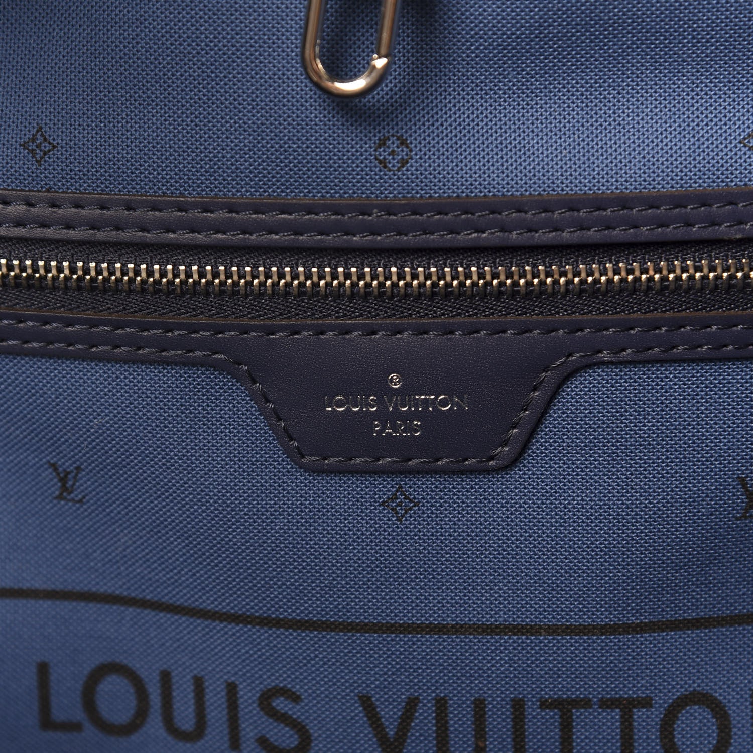 Louis Vuitton Monogram Escale Neverfull MM Blue 9 of 12