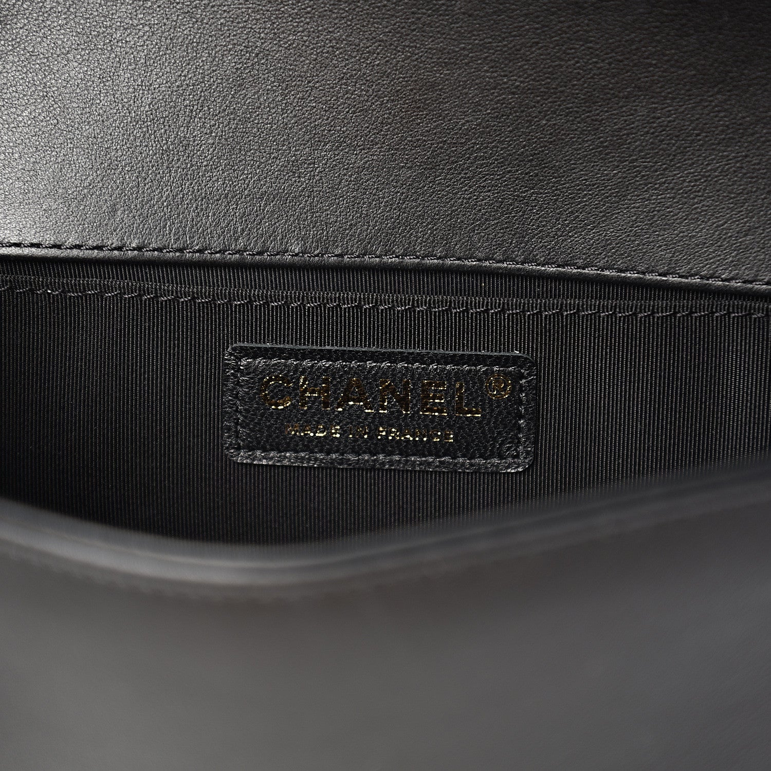 Chanel Calfskin Pearl Small Boy Flap Black 5 of 9